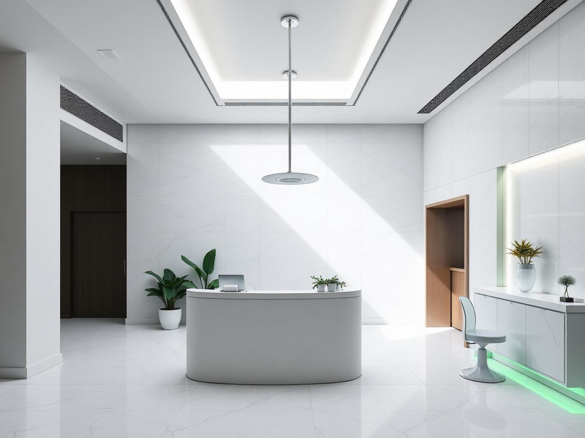 Interior de clínica estética premium